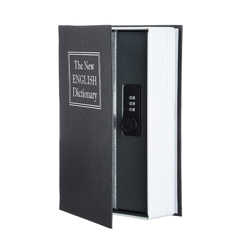 Book-shaped safety closure box