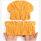 Super absorbent hair towel wrap