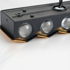Modern Light Luxury Golden Aluminium Outdoor Waterproof Terrace LED Wall Light Lamp