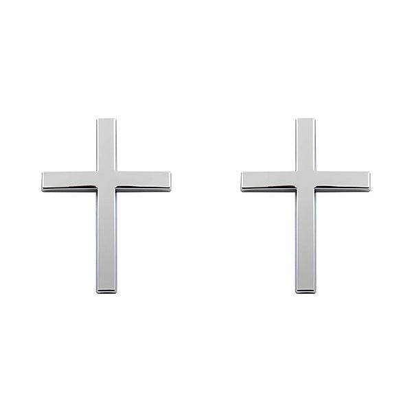 ️ 3D Cross Metal Jesus Christ Cross Badge StickerCar Anti-Scratch Sticker