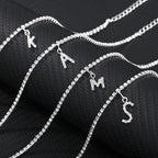 Rhinestone Letter Anklet