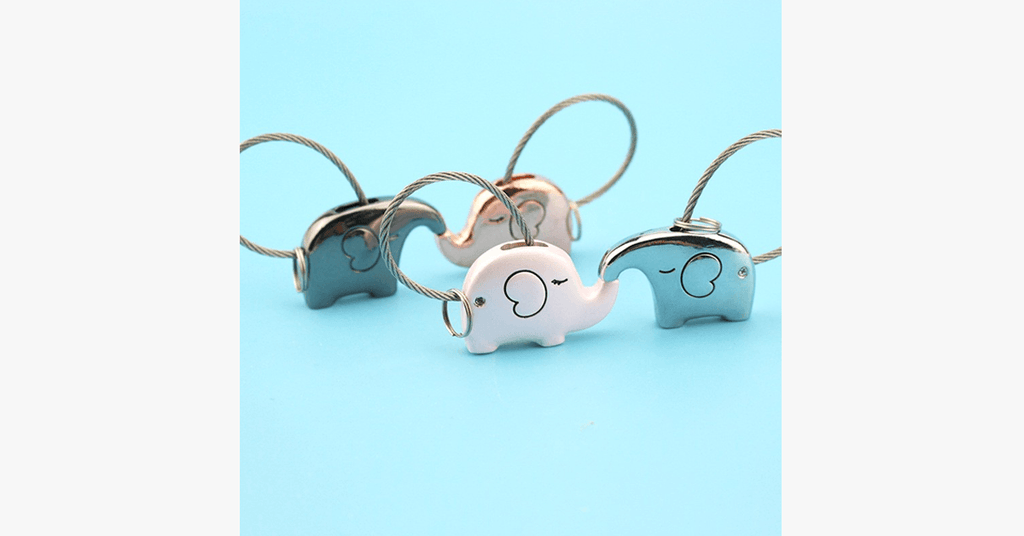 Elephant Love Keychain Set