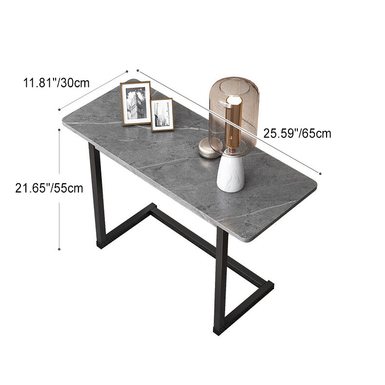 ModernoCurve C-Side Table | MDF Tabletop | Modern Design | Space-saving | Perfect for Living Room & Bedroom