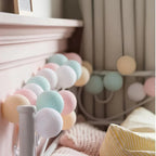 Cotton Ball Garland