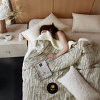 Bark-Inspired Snuggle Blanket