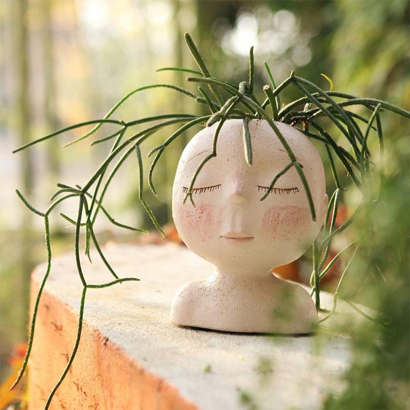 Sweet Resin Cactus Planter