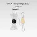 Portable Adjustable Fix Tent High Strength Fast Release Pulley Camping Rope