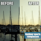 Sunglasses with UV protection for outdoor cyclists