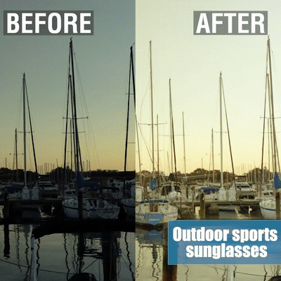 Sunglasses with UV protection for outdoor cyclists