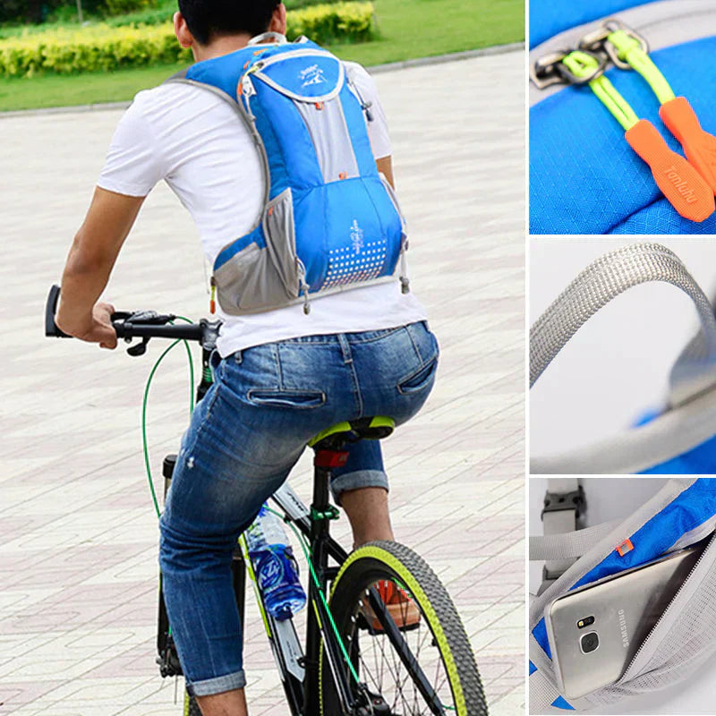 TravelLite Backpack - Ultralight Hydration with Integrated Water Tank