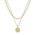 Golden Initial Necklaces for Women