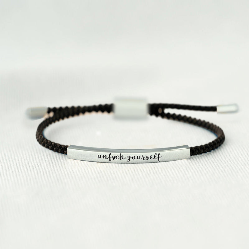 UNFCK YOURSELF TUBE BRACELET