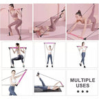Multi-Functional Pilates Bar – Home Gym & Resistance Training Kit