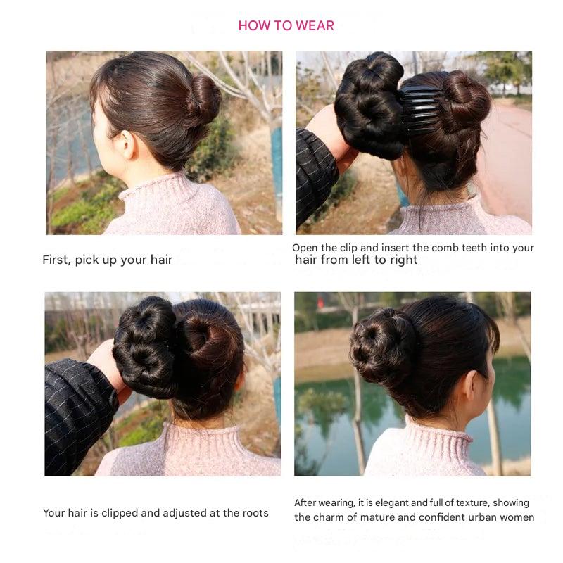 Fiora Flower-shaped Hairpin – Quick Updo Clip