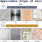 FreedomGrip — Stylish support without drilling for worry-free walls and wow effect in minutes