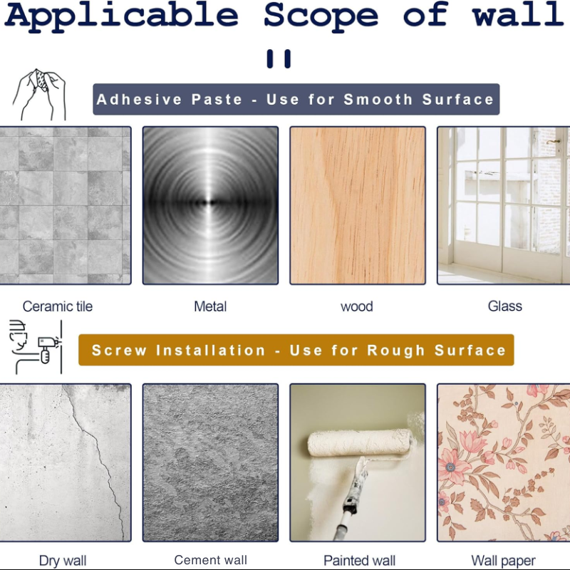 FreedomGrip — Stylish support without drilling for worry-free walls and wow effect in minutes
