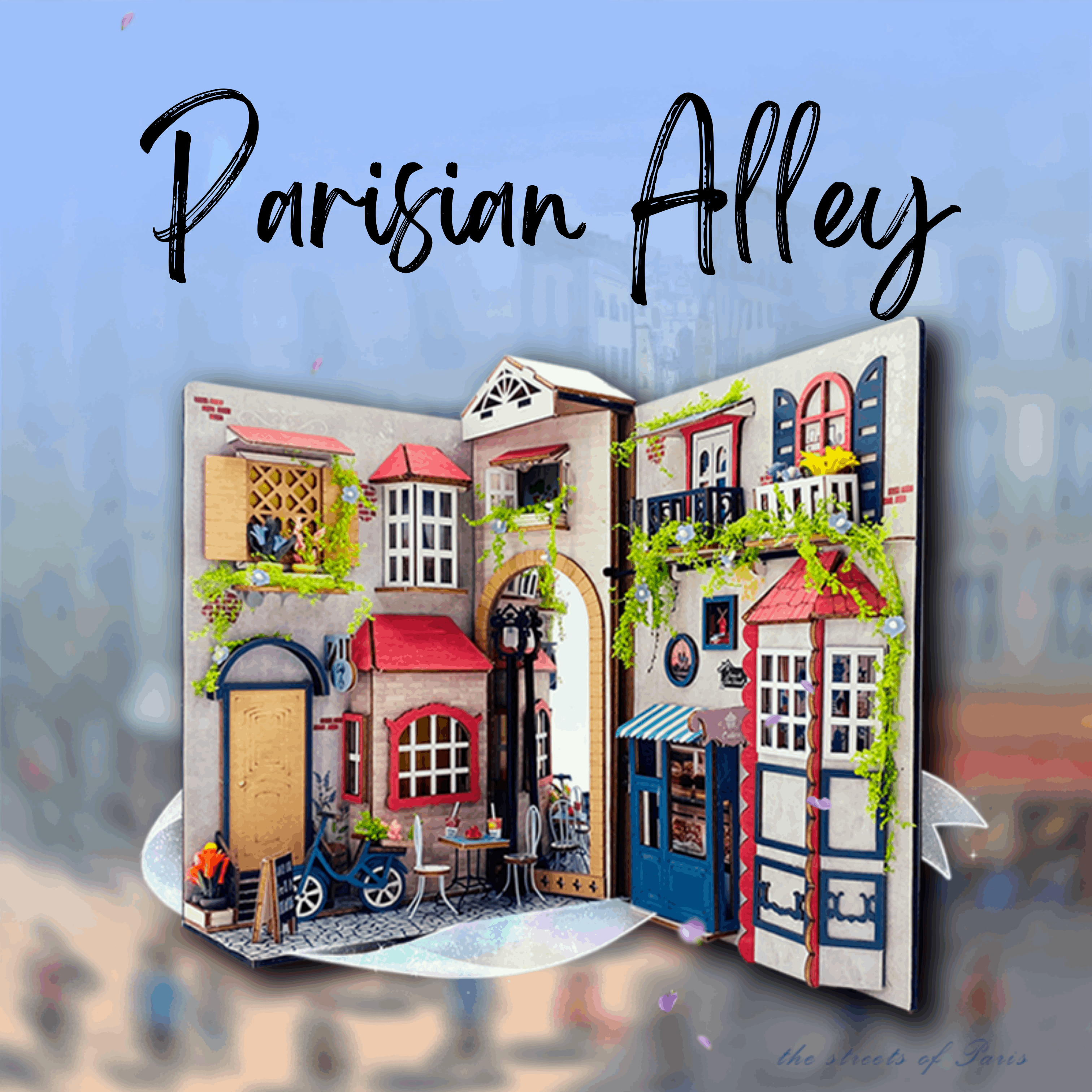 Parisian Alley DIY Book Nook Kit