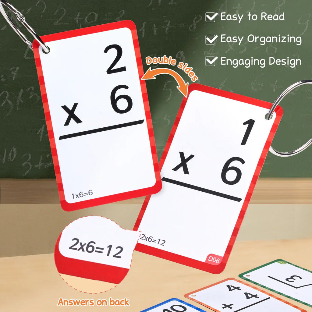 Mathematics Flashcards and Pop Fidget Chart