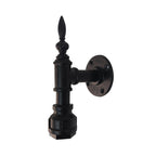 Metallic Matte Black Wall Lighting Pipe Design 1 Light Vintage Style Wall Lamp for Bedroom