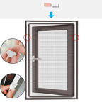 DIY window with magnetic screen