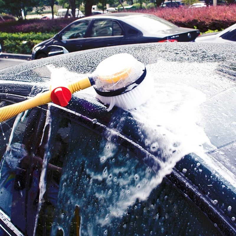 TurboBrush 360 Car Wash Brush – Rotating Brush with Soap Dispenser & Extension Pole