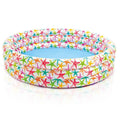 Inflatable Kids Pool with Colorful Starfish Design