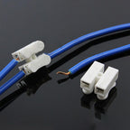 Self-locking push terminal connector