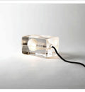 Glass Block Table Lamp with G9 Socket