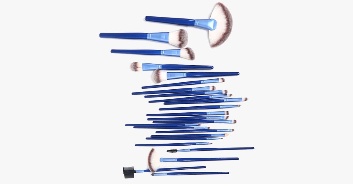 Ocean Blue 24-piece Brush Set