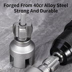 Pipe Threading Tool | Dual-Function Internal & External Threads | 40Cr Alloy Steel | 1/2" or 3/4"