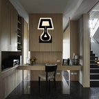 Modern LED Wall Lamp with Acrylic Shade Black/White Desk Lamp Shapes Wall Lighting in Warm/White Light