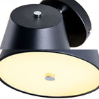 Pink/Yellow/Black Cone Wall Lamp Macaron 1 Light Metal Wall Light in White/Warm Light