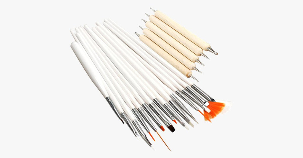 Nail Art Set for Women – 20 Piece Set - Let Your Nails Speak Glamour