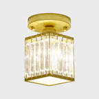 CrystalLuxe – Black-Golden Crystal Ceiling Lamp