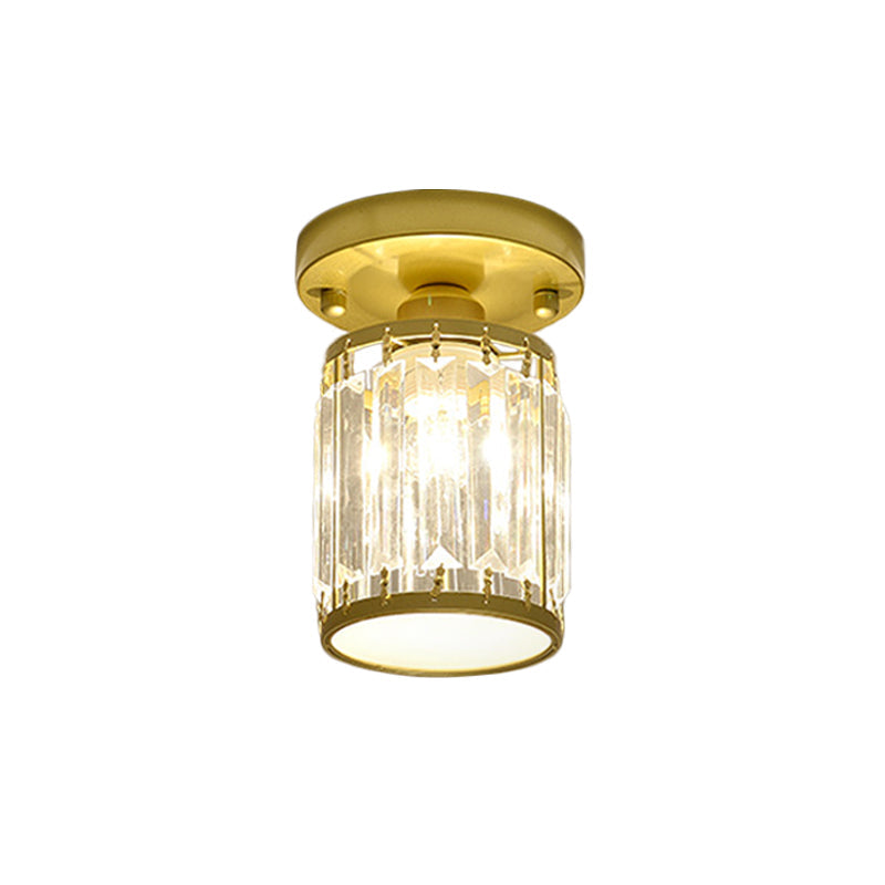 CrystalLuxe – Black-Golden Crystal Ceiling Lamp