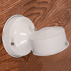 Prismatic Glass Global Wall Light Modern 1 Light Black/White Wall Mounted Lighting Fixture for Hall