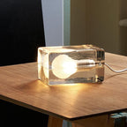 Icecube Lamp - Modern Table Lamp in the Shape of an Ice Block