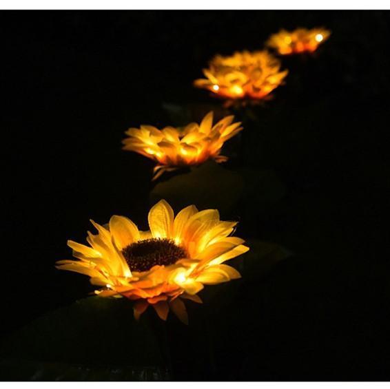 Solar Sunflower Light, 2 Pieces