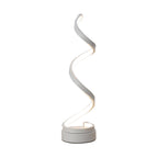 SpiraLuxe – Modern LED Table Lamp with Spiral Design