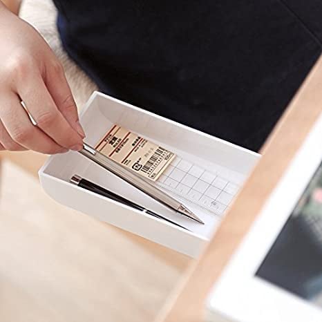 Invisible drawer under the desk – Slim, hidden storage for workspace organization