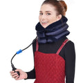 Luxury inflatable neck support for pain relief & posture correction
