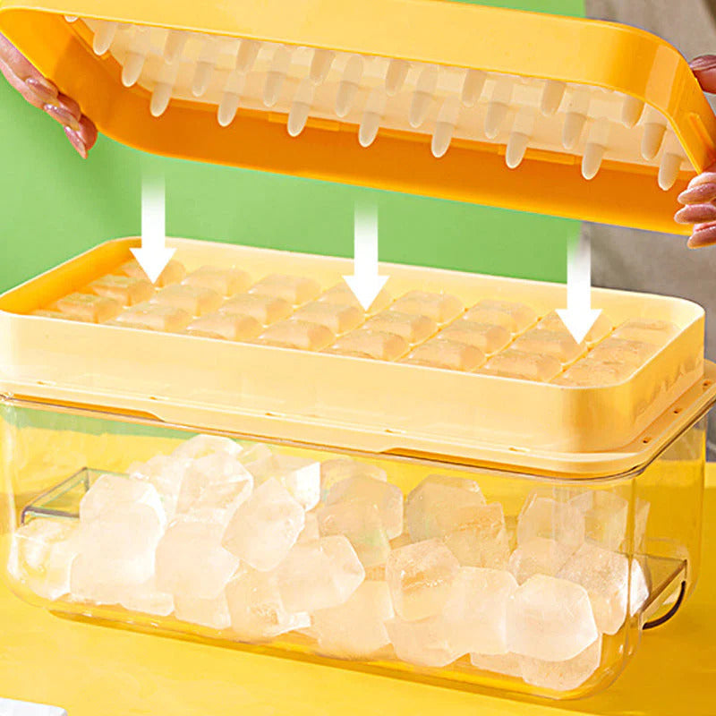 CoolCatcher – Handy Ice Cube Maker with Collection Tray