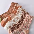 Women's Floral Cotton Socks (10 Pairs)