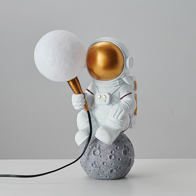 CosmoBuddy Astronaut Wall Lamp | Creative Design | Resin & ABS | LED Bedroom Light