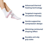 Heating Socks – Magnetic Therapy – Breathable Slimming Thermal Socks for Cold Feet Relief – Boosts Circulation & Comfort