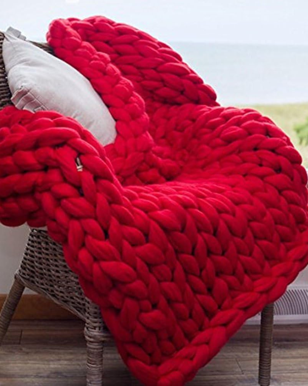 Knitted Asymmetrical Women's Sweater