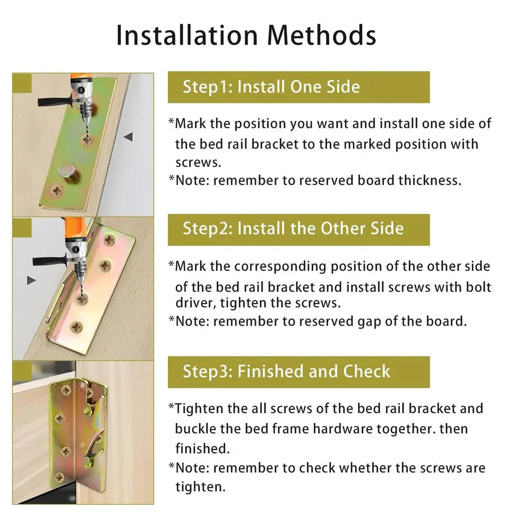 Heavy Duty Bed Rail Holder