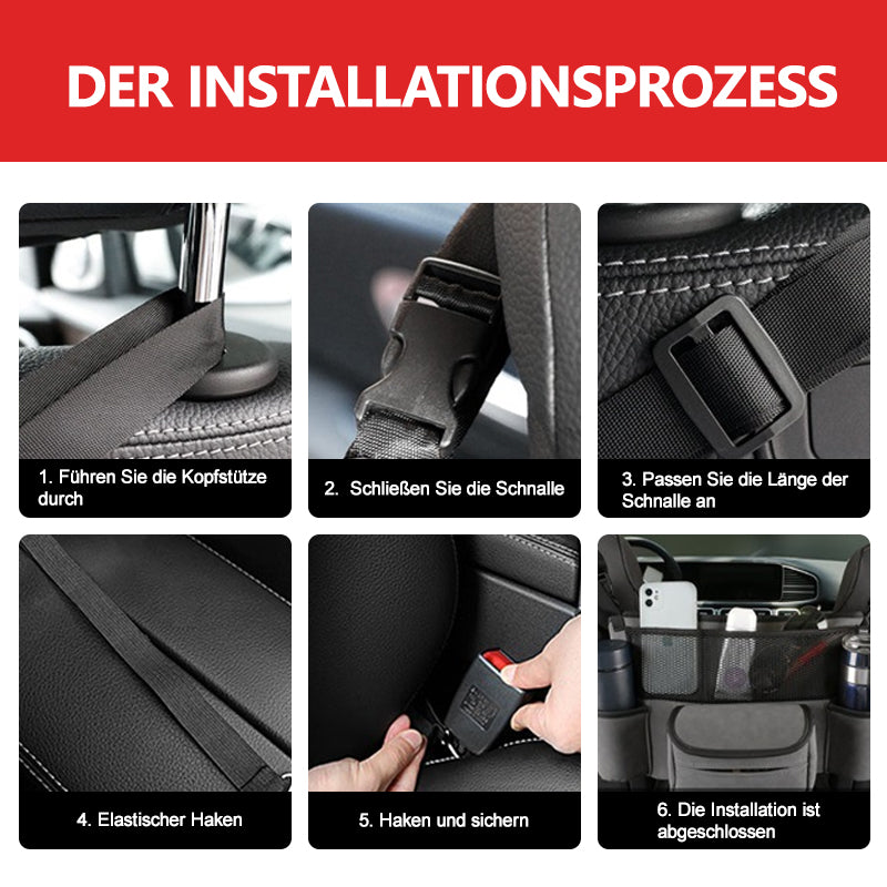Multifunctional Storage Bag for Car Seats