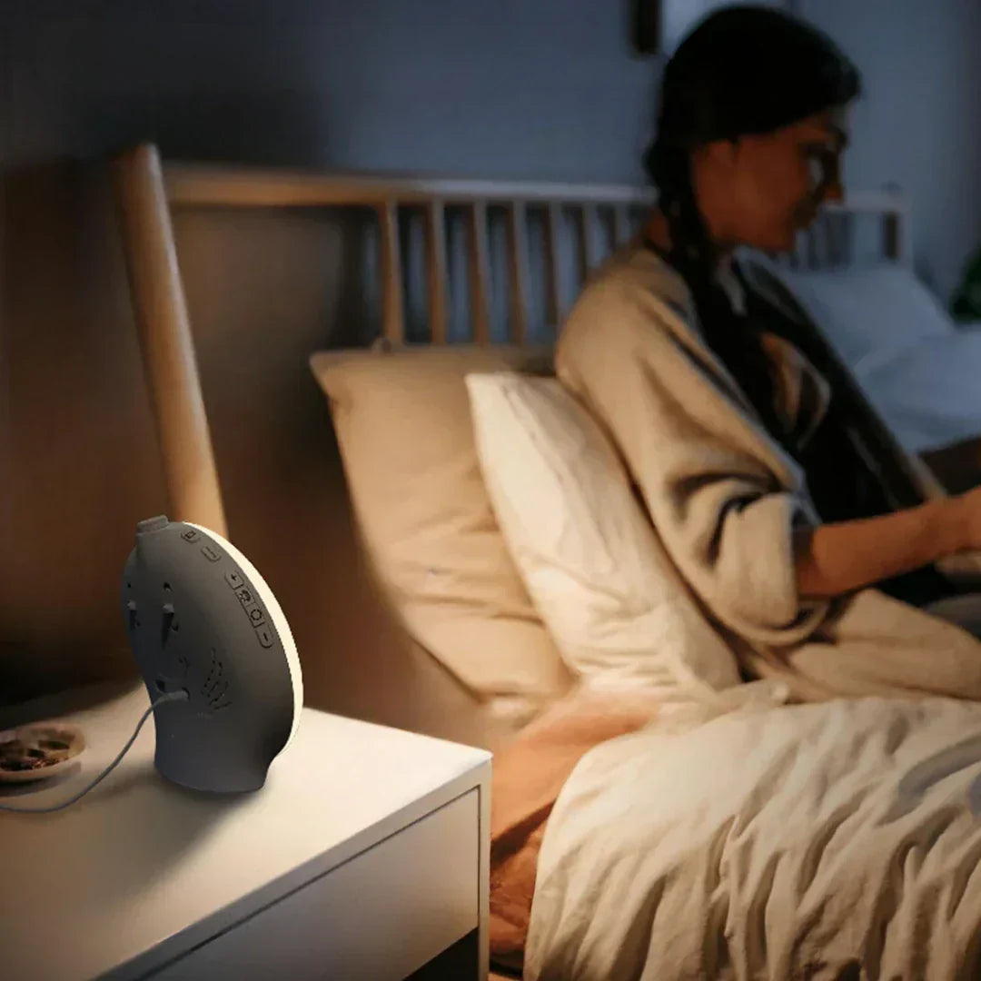 Luxury Sunrise Simulation Alarm Clock Lamp | Soothing Sounds, Mood Lighting & Double Alarm for Relaxing Mornings