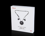 Neckband Headphones with Adjustable Design, Easy-to-Store Cable, Double Coil Design and High Sound Quality